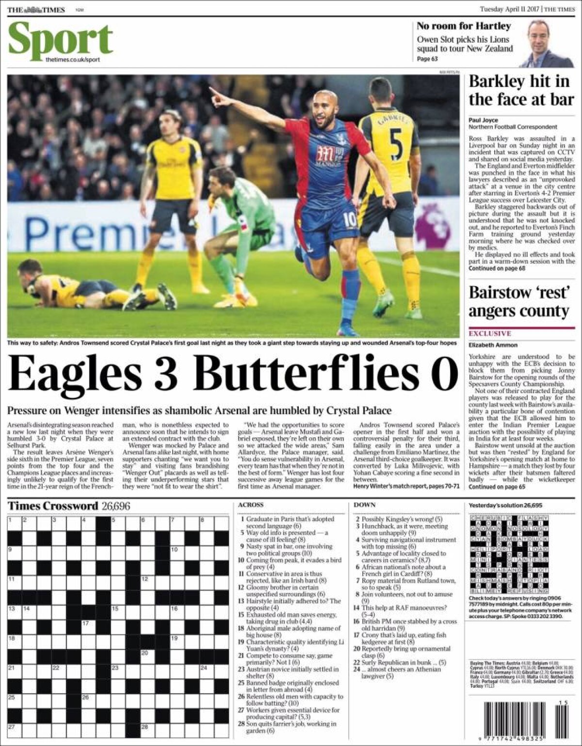 Ce scriu azi ziarele de sport din lume (11 aprilie 2017)