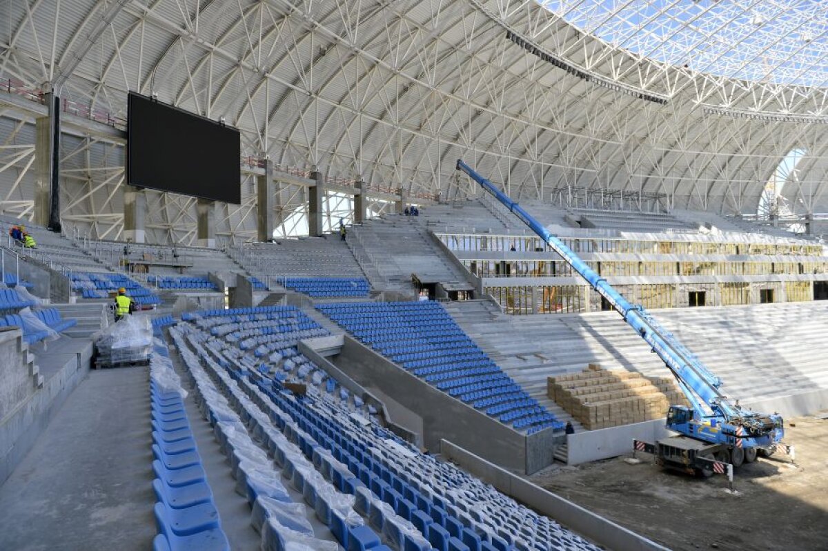FOTO+VIDEO EXCLUSIV » 5 detalii inedite despre noul stadion din Bănie + Când va fi inaugurată arena