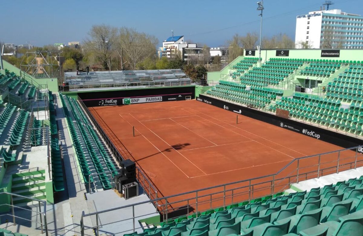 Pregătiri pentru spectacol » Baza sportivă pe care se vor disputa meciurile cu Marea Britanie e aproape gata!