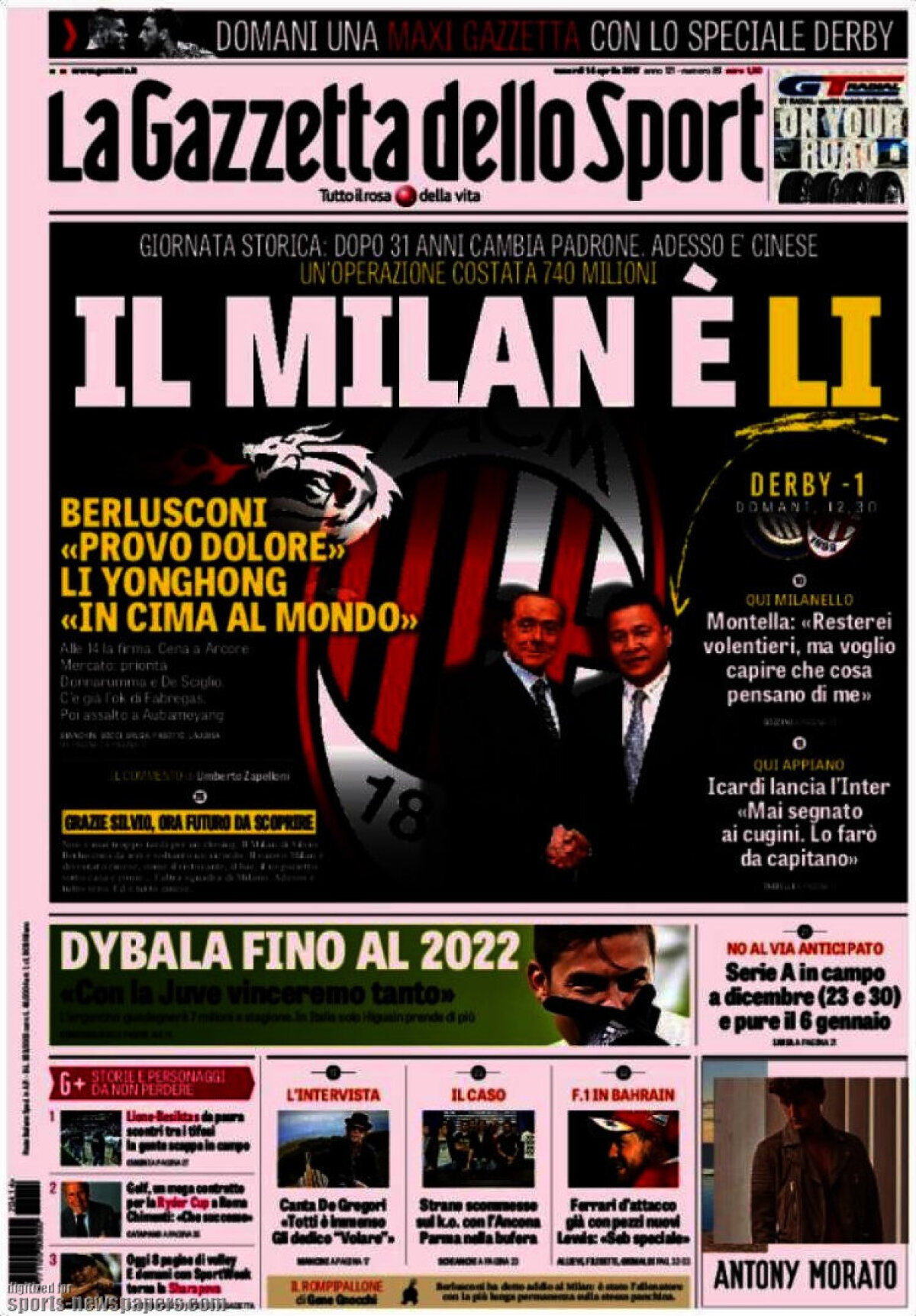 Ce scriu azi ziarele de sport din lume (14 aprilie 2017)