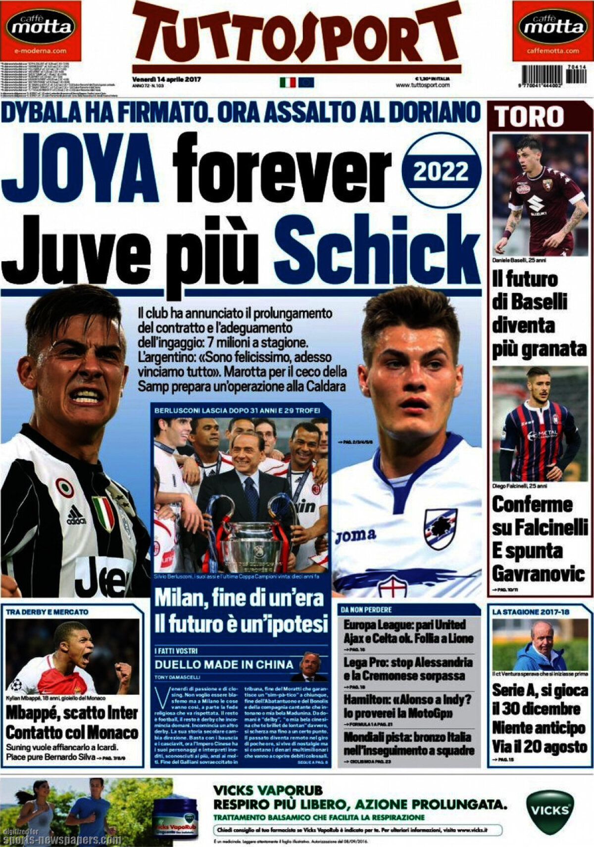 Ce scriu azi ziarele de sport din lume (14 aprilie 2017)