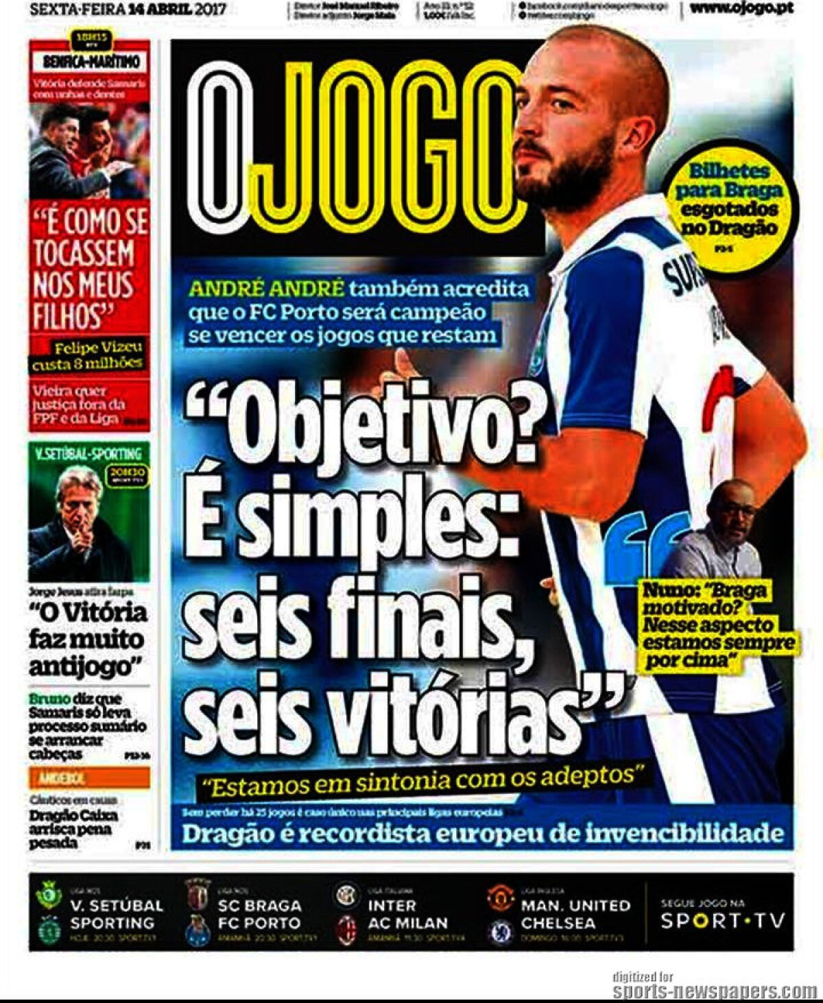 Ce scriu azi ziarele de sport din lume (14 aprilie 2017)