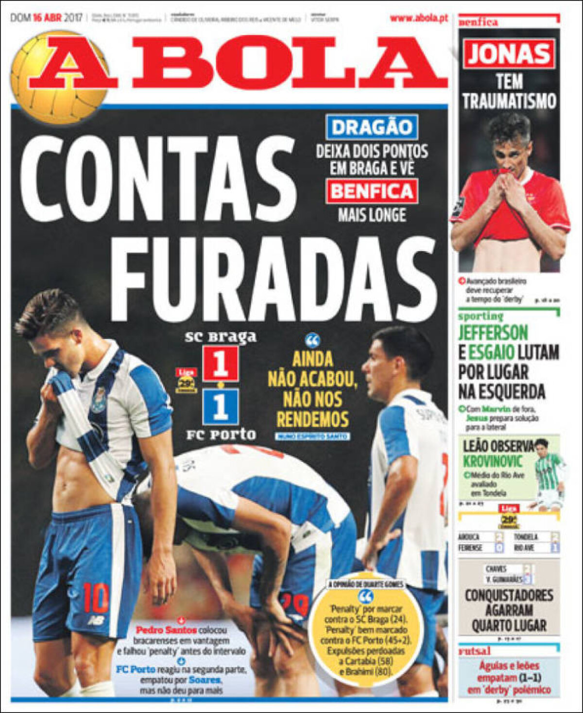 Ce scriu azi ziarele de sport din lume (16 aprilie 2017)