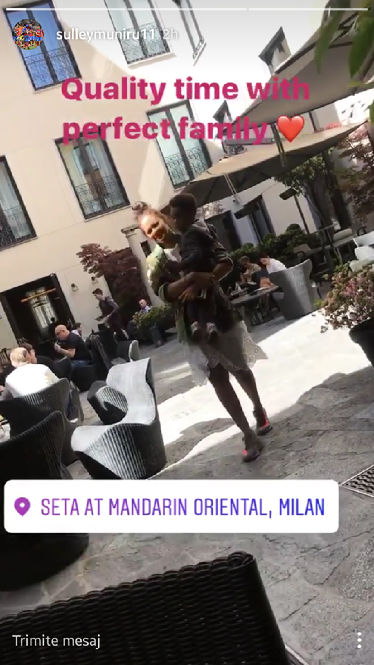 FOTO Jucătorul exclus din lot de Reghecampf se distrează în Milano