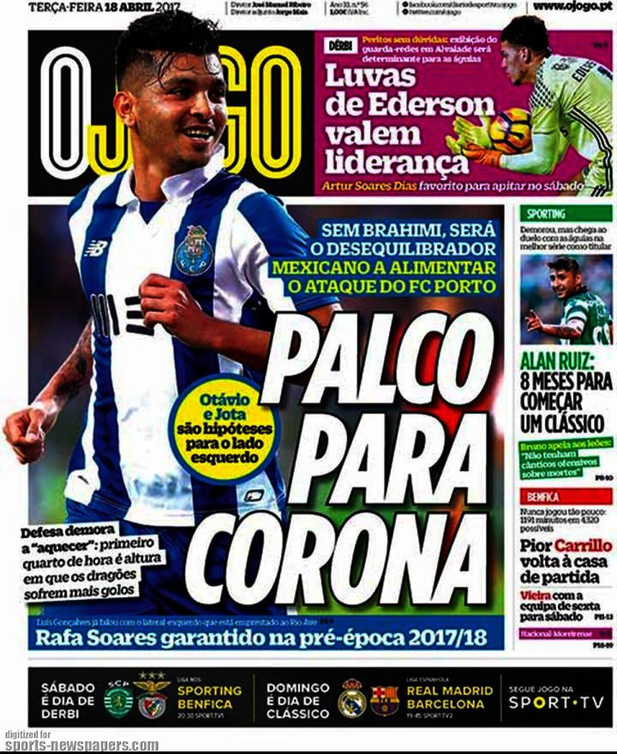 Ce scriu azi ziarele de sport din lume (18 aprilie 2017)