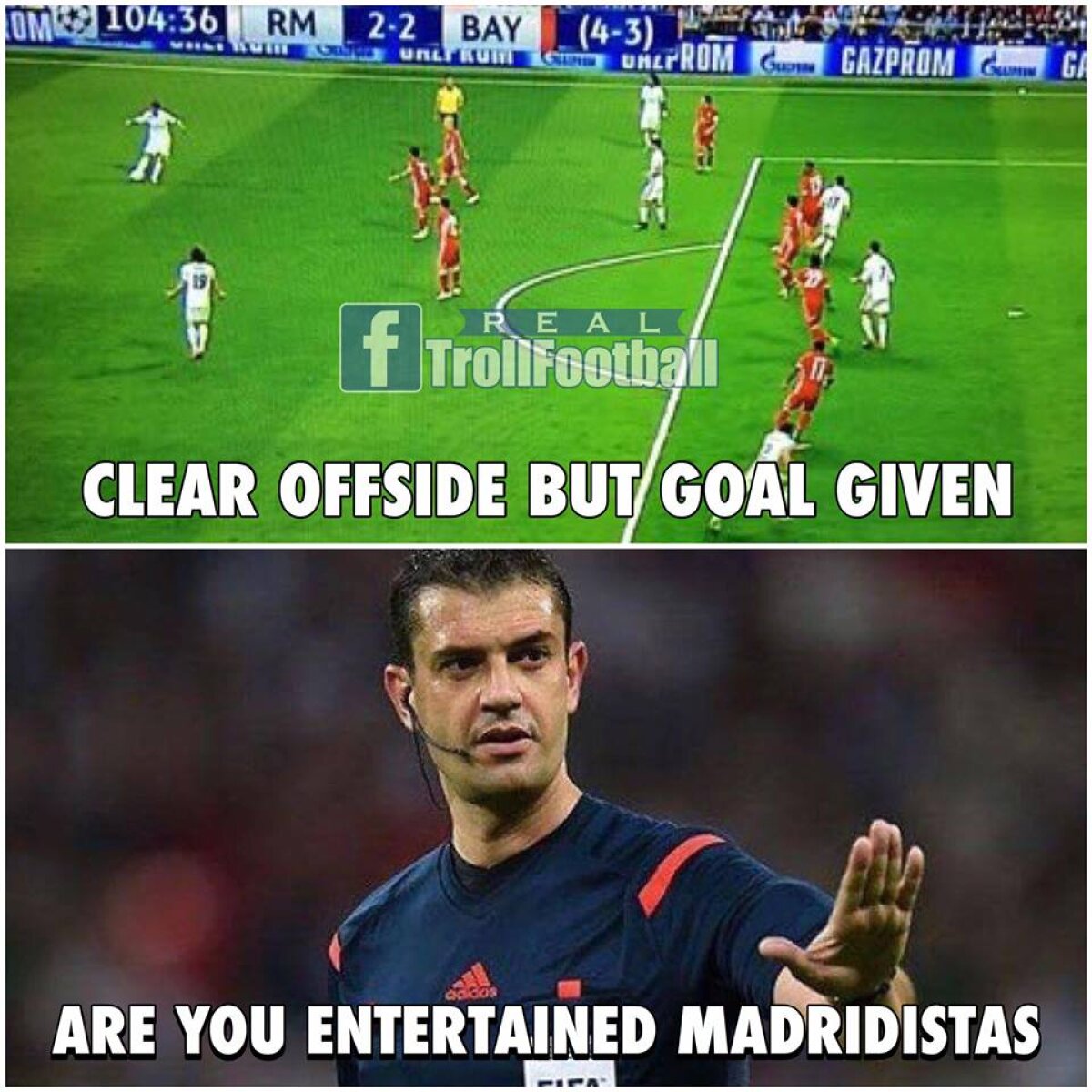 GALERIE FOTO 25 de glume după scandalul din Champions League de la Real - Bayern » Kassai e ținta preferată :)