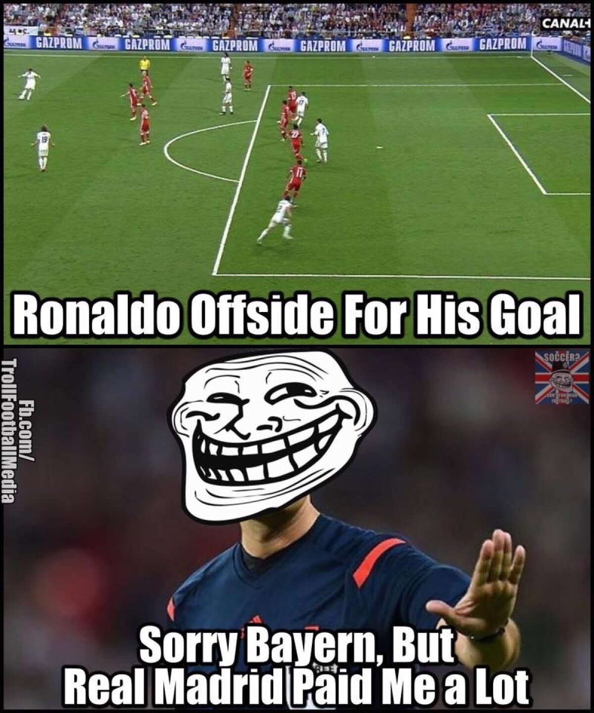 GALERIE FOTO 25 de glume după scandalul din Champions League de la Real - Bayern » Kassai e ținta preferată :)