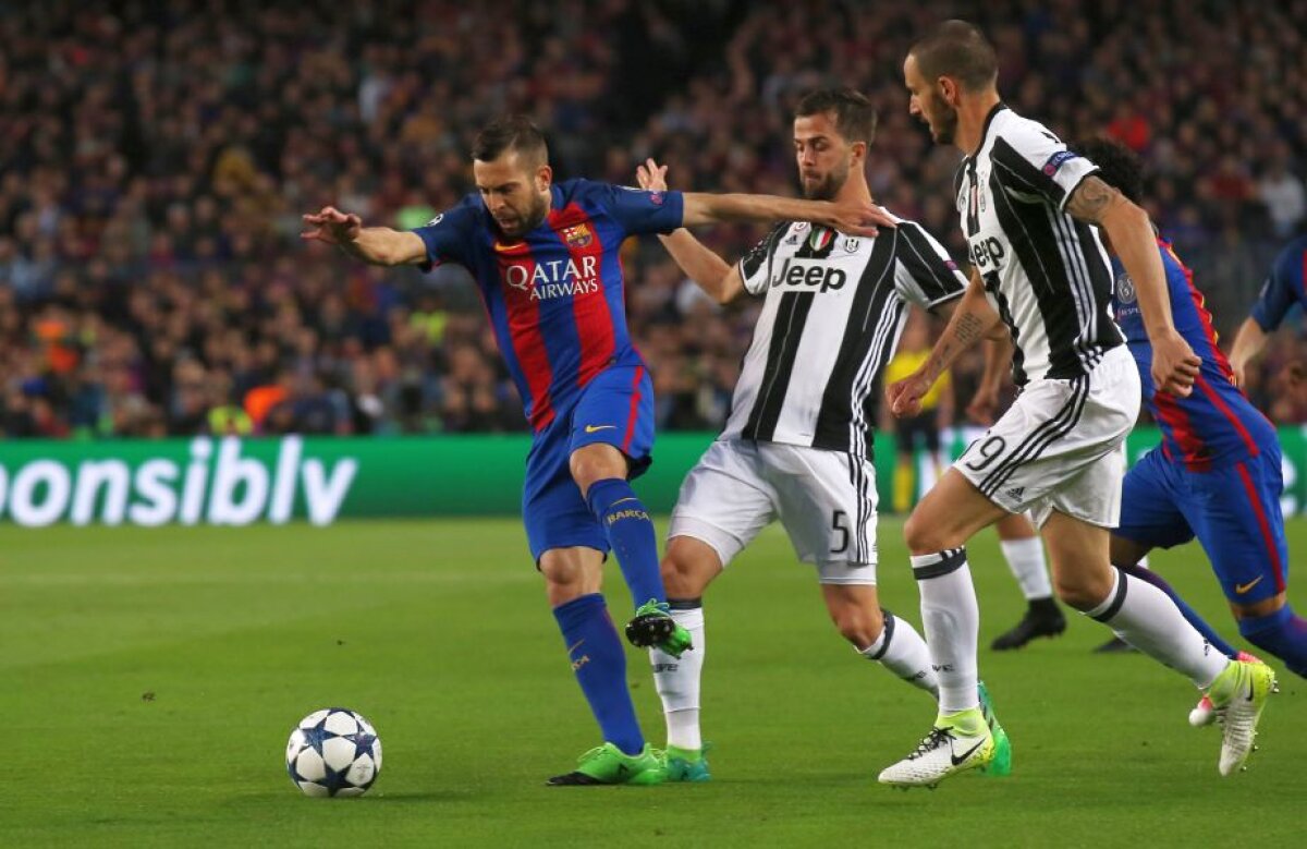 FOTO Tenis la perete » Juventus a anihilat perfect strategia ofensivă a Barçei, care nu a putut repeta minunea cu PSG. MSN-ul a fost nervos, fără sclipiri și eficiență