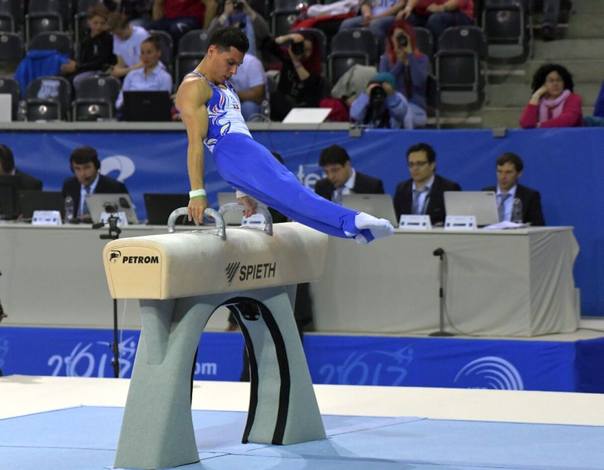 GALERIE FOTO Doar Drăgulescu în finale la Campionatele Europene de la Cluj-Napoca: "Vreau să mi se cânte imnul"