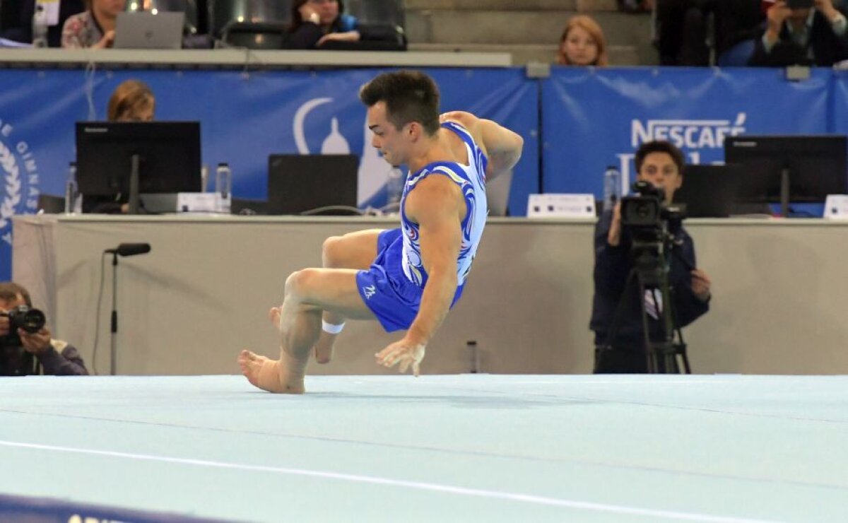 GALERIE FOTO Doar Drăgulescu în finale la Campionatele Europene de la Cluj-Napoca: "Vreau să mi se cânte imnul"