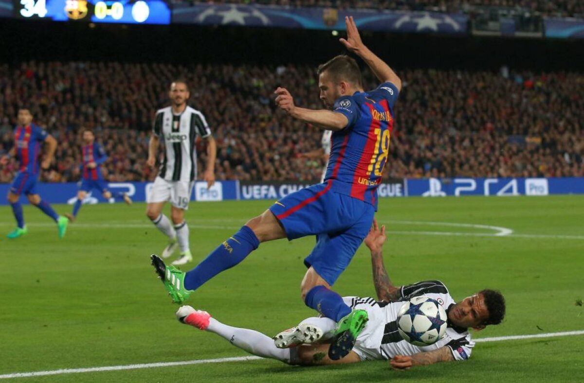 FOTO Tenis la perete » Juventus a anihilat perfect strategia ofensivă a Barçei, care nu a putut repeta minunea cu PSG. MSN-ul a fost nervos, fără sclipiri și eficiență