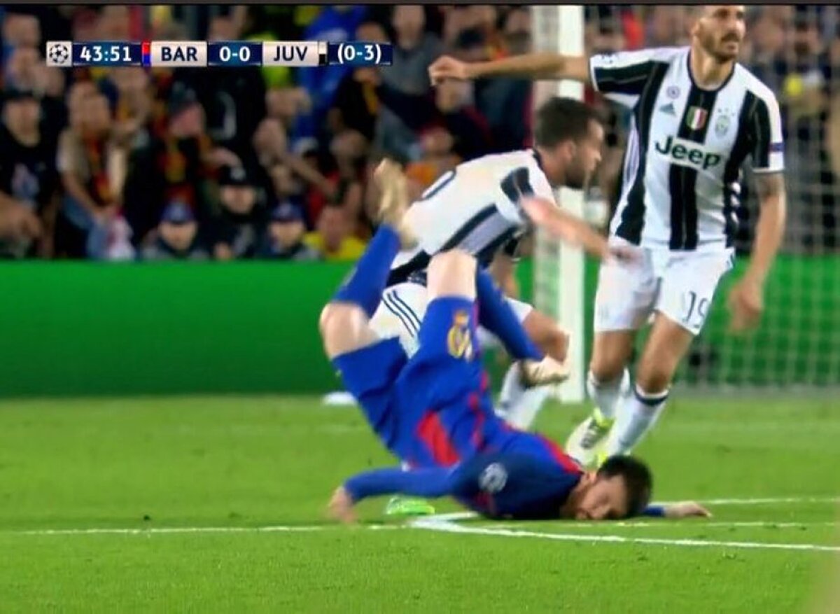 FOTO Accidentare urâtă pentru Messi » Argentinianul a intrat cu sânge pe față la cabine