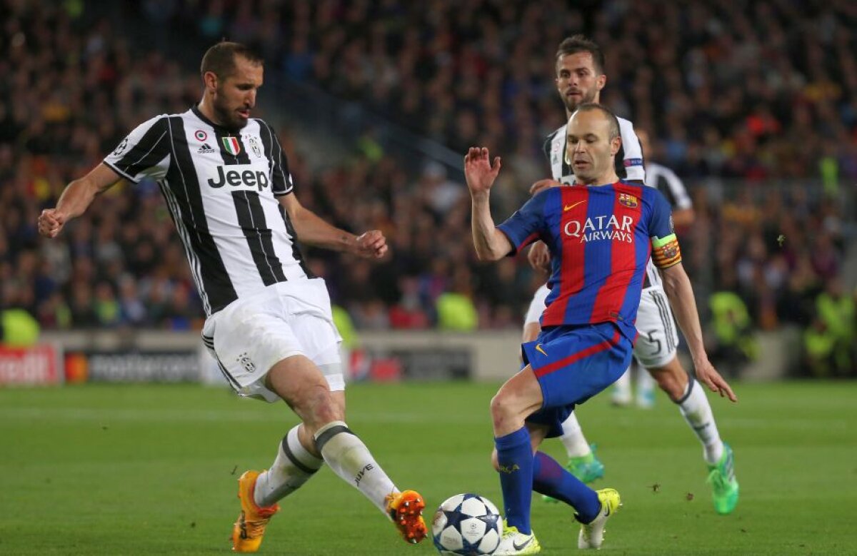 FOTO Tenis la perete » Juventus a anihilat perfect strategia ofensivă a Barçei, care nu a putut repeta minunea cu PSG. MSN-ul a fost nervos, fără sclipiri și eficiență