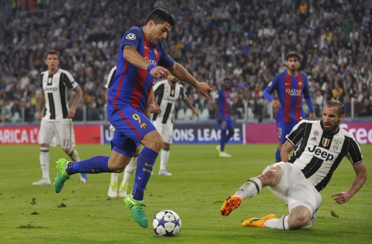 GALERIE FOTO Toate camerele au fost pe ei! Ce s-a întâmplat cu Suarez și Chiellini la finalul meciului dintre Barcelona și Juventus