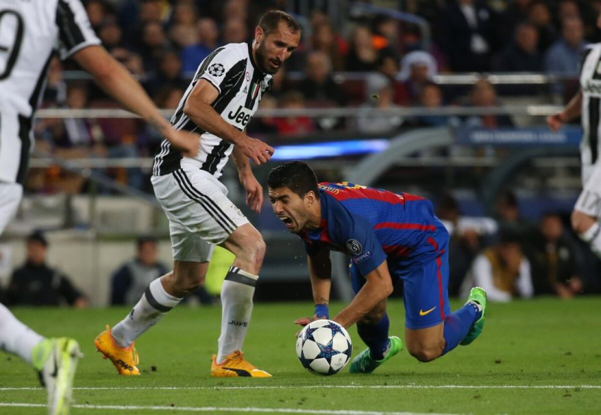 GALERIE FOTO Toate camerele au fost pe ei! Ce s-a întâmplat cu Suarez și Chiellini la finalul meciului dintre Barcelona și Juventus