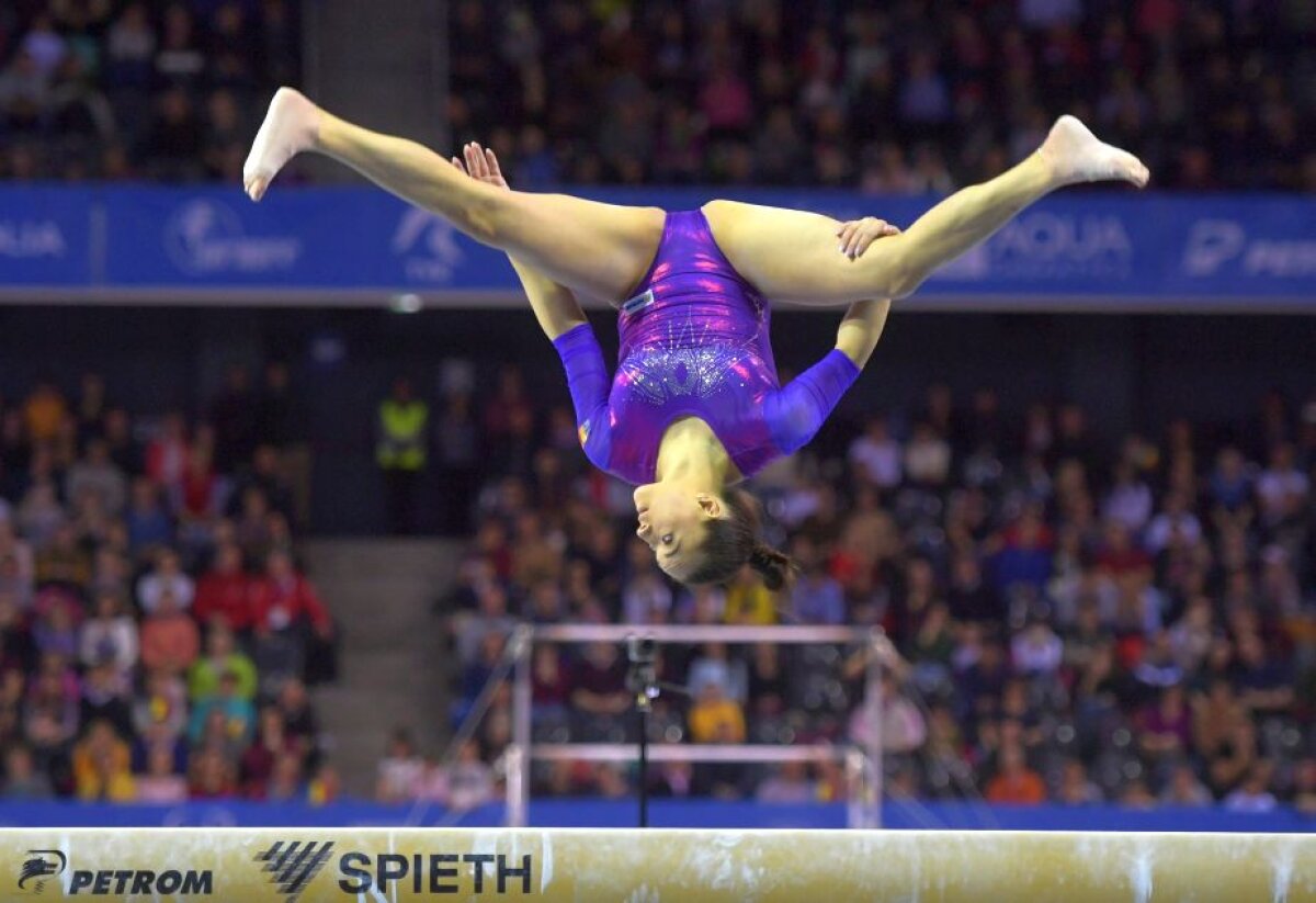 FOTO Larisa Iordache face rezumatul zilei după ce s-a calificat în finala de la bârnă: "A fost stresant"