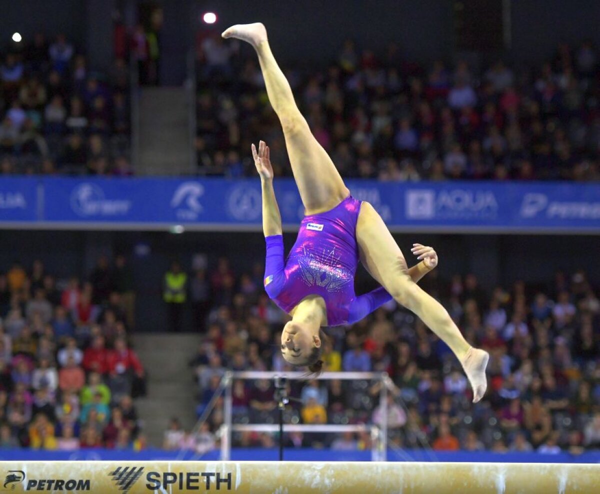 FOTO Larisa Iordache face rezumatul zilei după ce s-a calificat în finala de la bârnă: "A fost stresant"