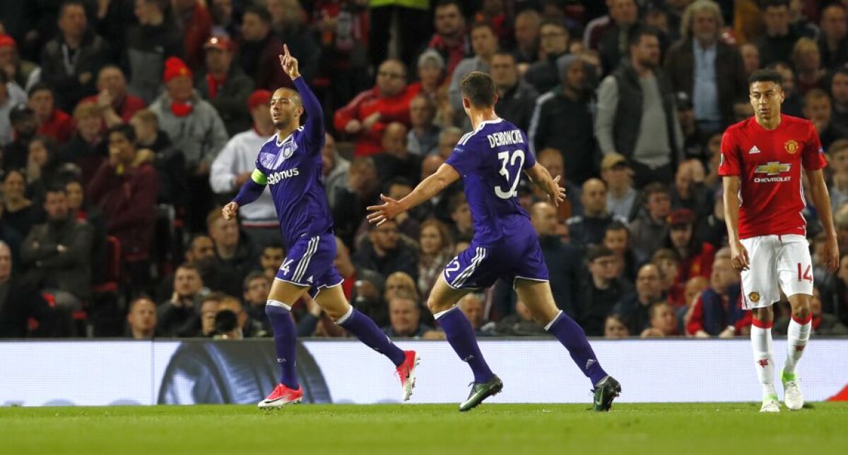 VIDEO+FOTO » Anderlecht, echipa lui Stanciu și Chipciu, eliminată de Manchester United » Toate formațiile calificate în semifinalele Europa League
