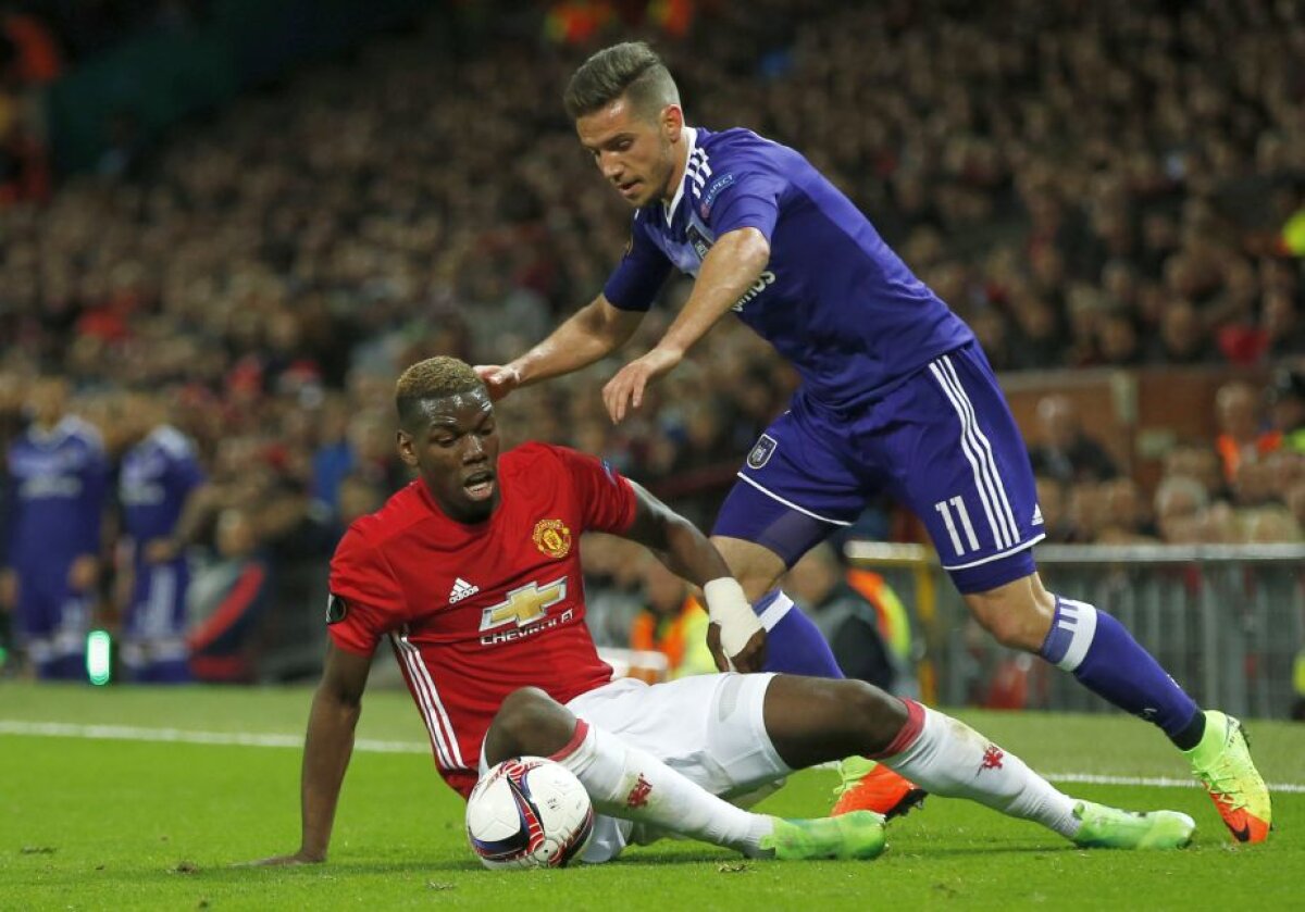 VIDEO+FOTO » Anderlecht, echipa lui Stanciu și Chipciu, eliminată de Manchester United » Toate formațiile calificate în semifinalele Europa League