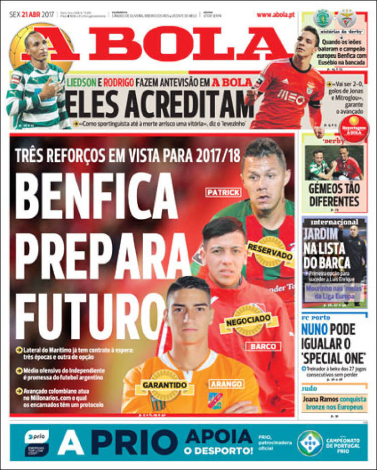 Ce scriu azi ziarele de sport din lume (21 aprilie 2017)