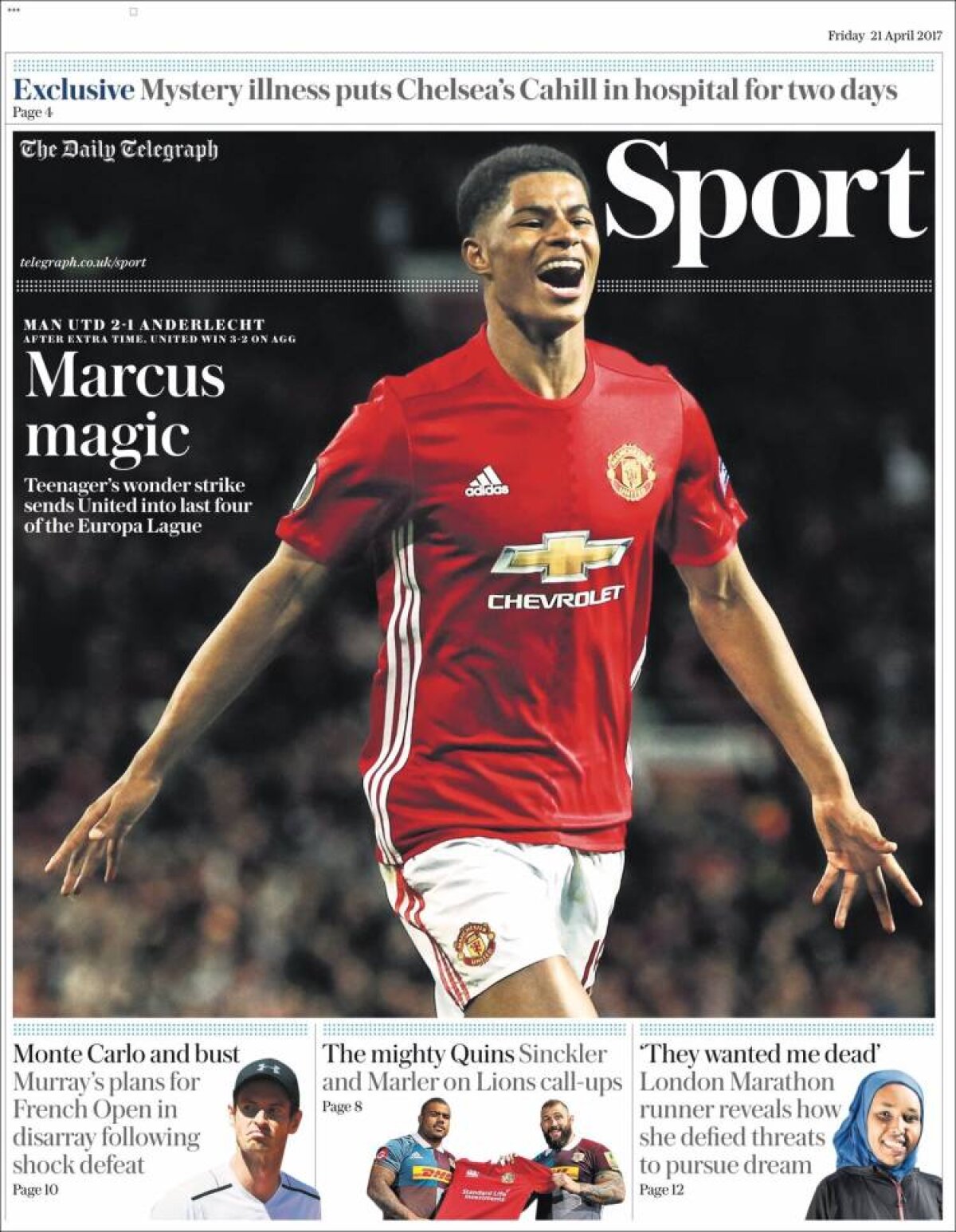 Ce scriu azi ziarele de sport din lume (21 aprilie 2017)