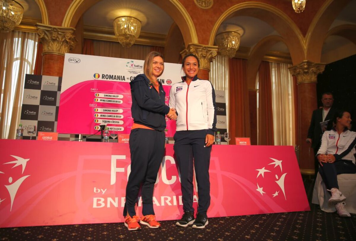 FOTO A avut loc tragerea la sorți pentru Fed Cup » Simona Halep deschide meciul cu Marea Britanie: "Am un avantaj"