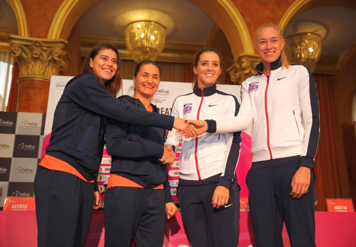 FOTO A avut loc tragerea la sorți pentru Fed Cup » Simona Halep deschide meciul cu Marea Britanie: "Am un avantaj"