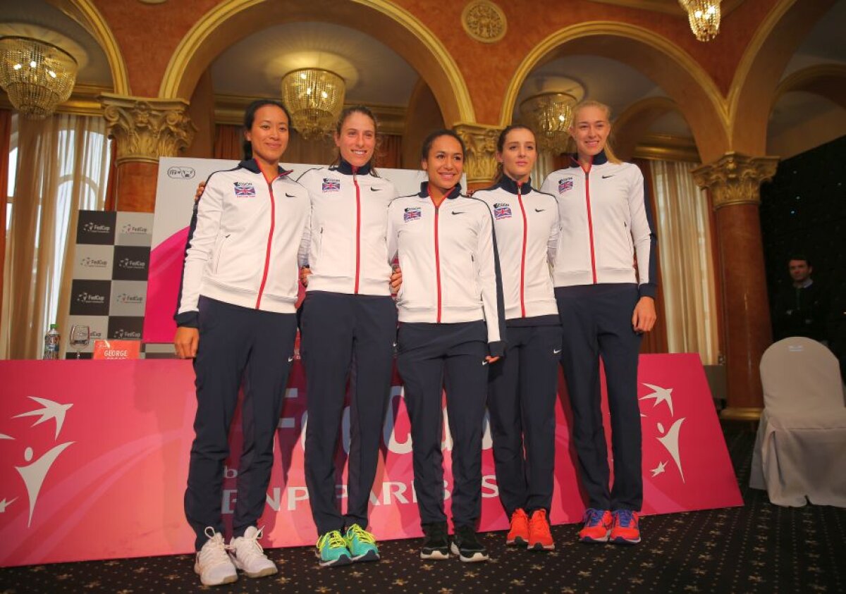 FOTO A avut loc tragerea la sorți pentru Fed Cup » Simona Halep deschide meciul cu Marea Britanie: "Am un avantaj"