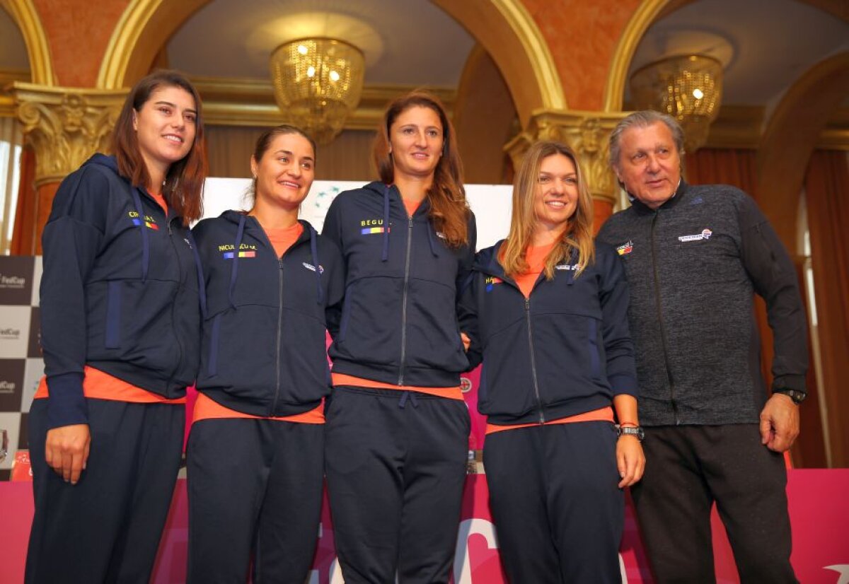 FOTO A avut loc tragerea la sorți pentru Fed Cup » Simona Halep deschide meciul cu Marea Britanie: "Am un avantaj"