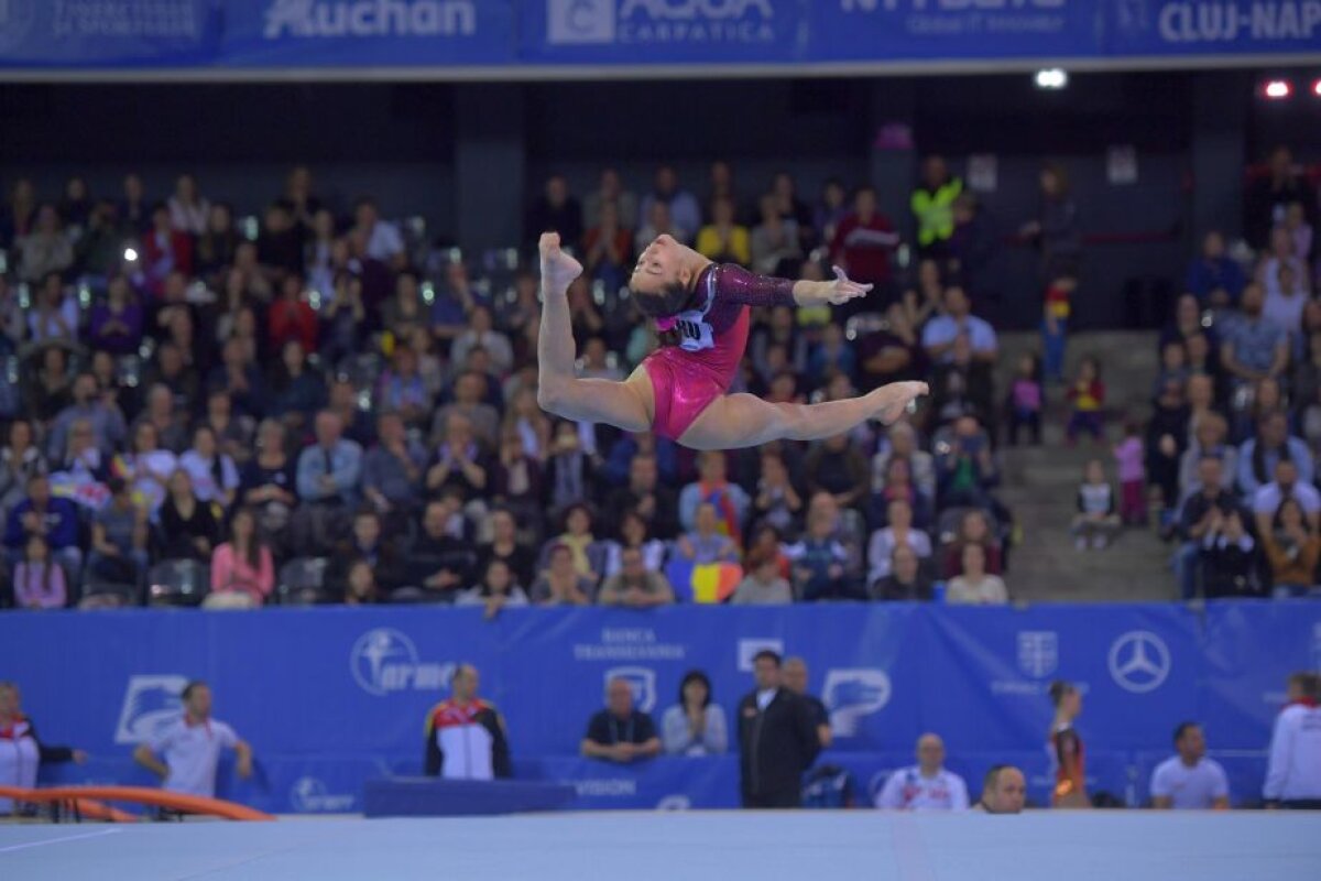 GALERIE FOTO Corespondență de la Cluj » Ioana Crișan și Olivia Cîmpian au concurat astăzi în finala de la individual compus