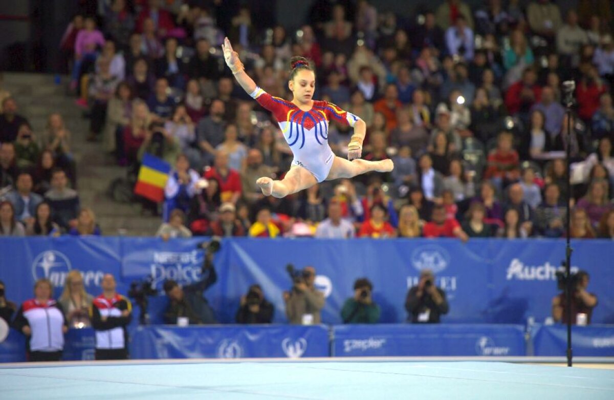 GALERIE FOTO Corespondență de la Cluj » Ioana Crișan și Olivia Cîmpian au concurat astăzi în finala de la individual compus