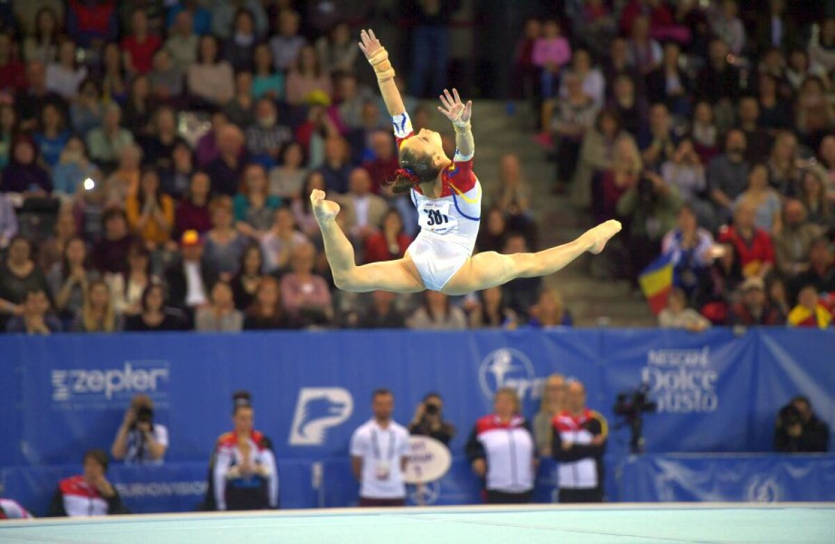 GALERIE FOTO Corespondență de la Cluj » Ioana Crișan și Olivia Cîmpian au concurat astăzi în finala de la individual compus