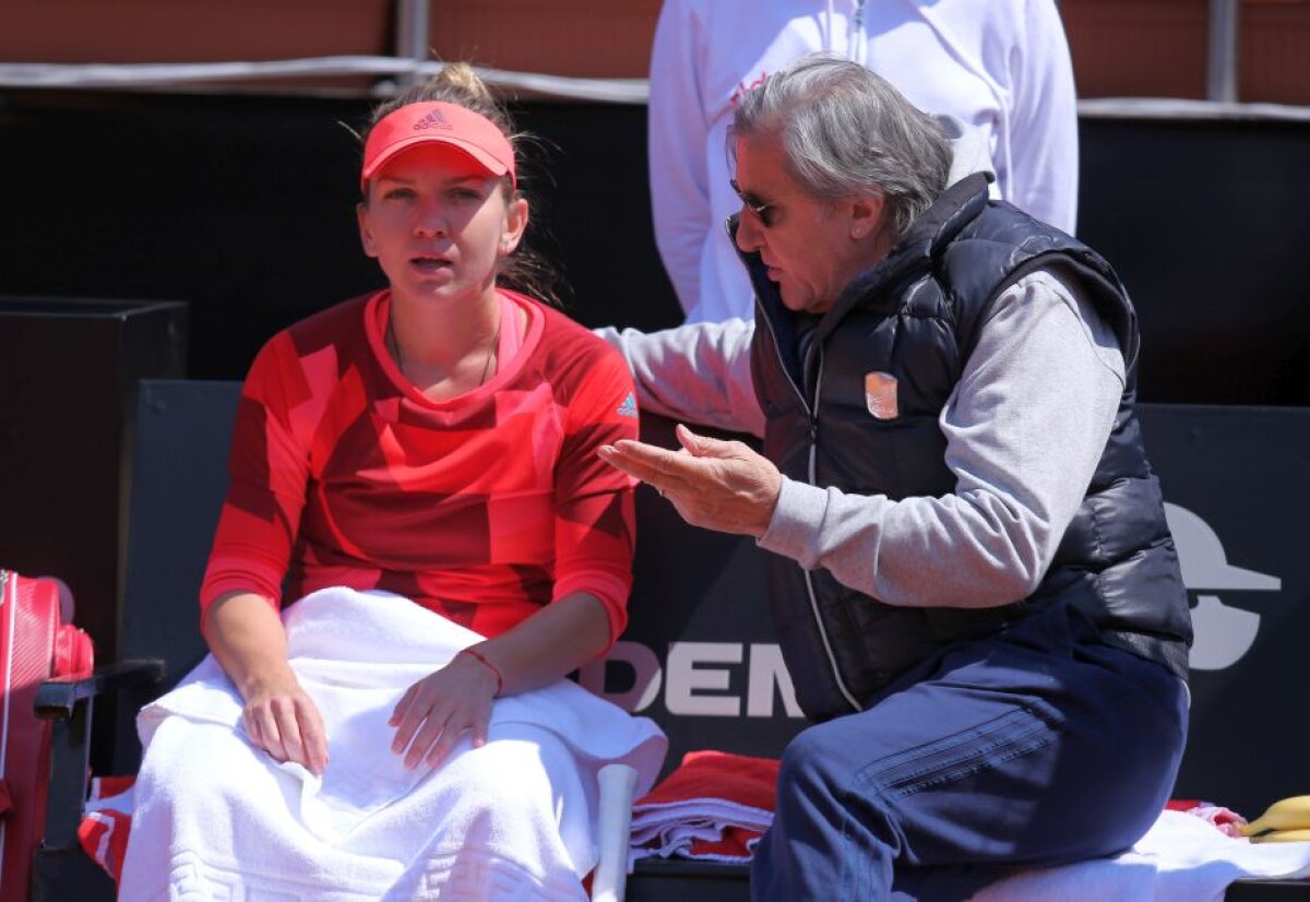 FOTO » FED Cup, România - Marea Britanie 1-1, după prima zi! Victorie pentru Halep, înfrângere pentru Cîrstea + Ilie Năstase, dat afară din arenă!