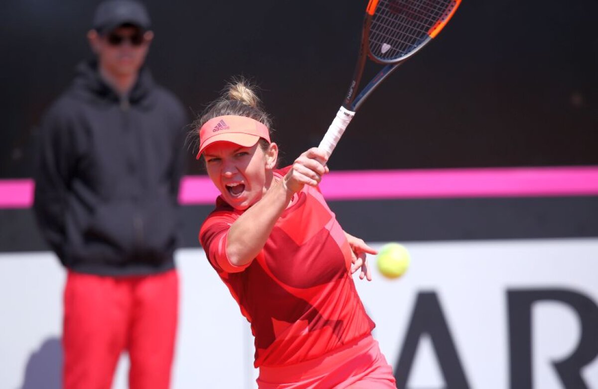 FOTO » FED Cup, România - Marea Britanie 1-1, după prima zi! Victorie pentru Halep, înfrângere pentru Cîrstea + Ilie Năstase, dat afară din arenă!