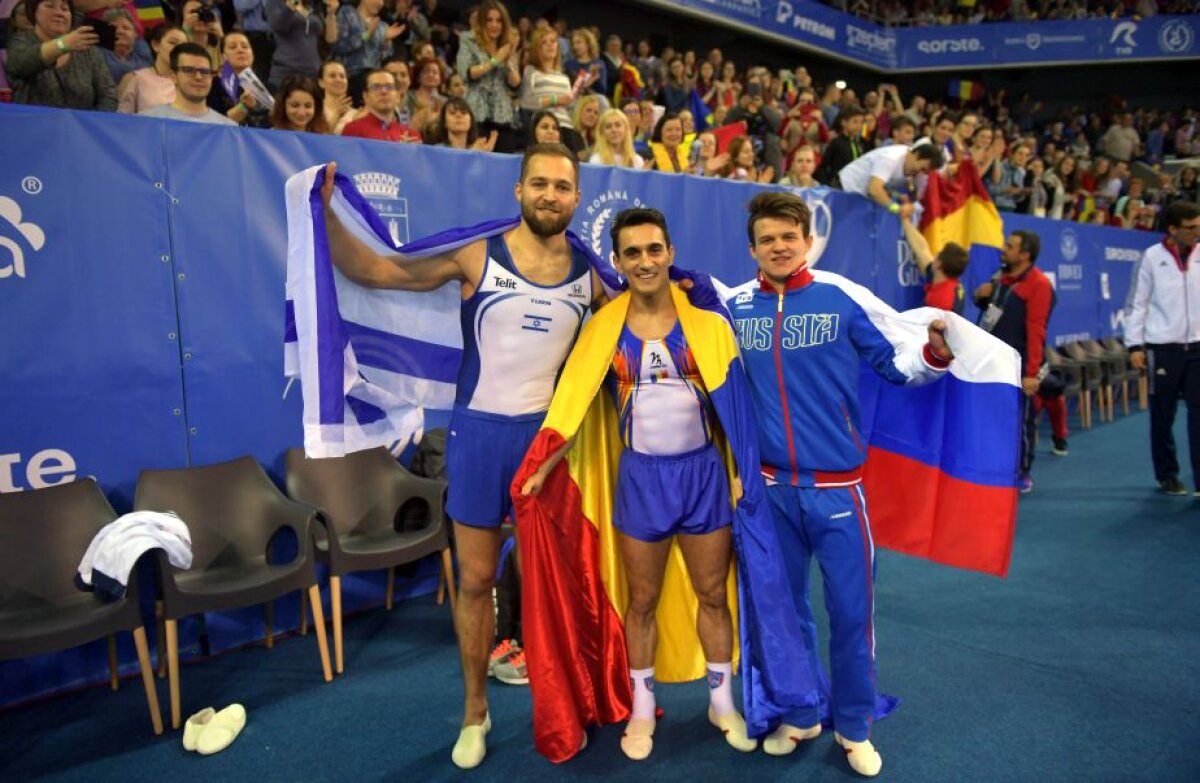 FOTO+VIDEO Aur pentru Drăgulescu la sol, la Campionatul European de Gimnastică de la Cluj-Napoca! A depășit-o pe Nadia la numărul de medalii continentale de aur 