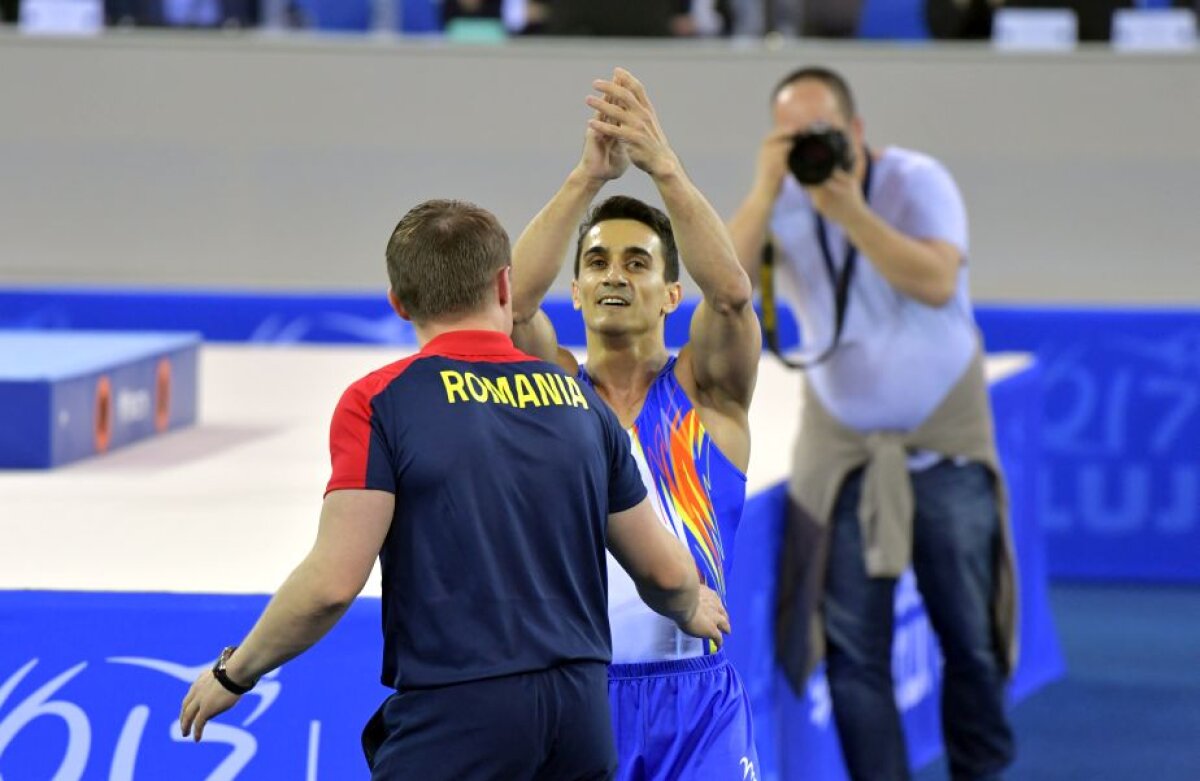 FOTO+VIDEO Aur pentru Drăgulescu la sol, la Campionatul European de Gimnastică de la Cluj-Napoca! A depășit-o pe Nadia la numărul de medalii continentale de aur 