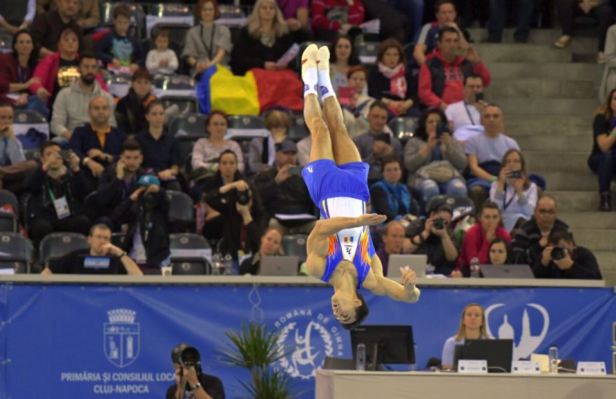 FOTO+VIDEO Aur pentru Drăgulescu la sol, la Campionatul European de Gimnastică de la Cluj-Napoca! A depășit-o pe Nadia la numărul de medalii continentale de aur 