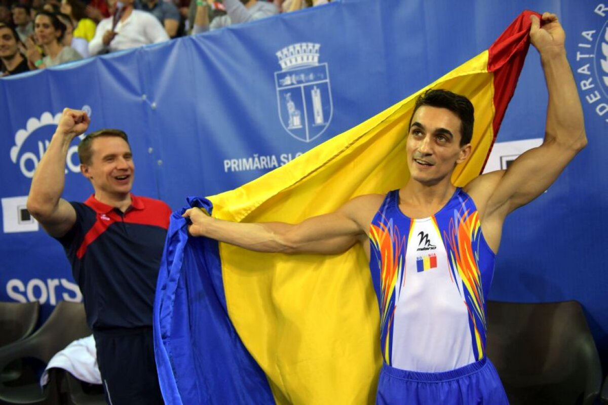 FOTO+VIDEO Aur pentru Drăgulescu la sol, la Campionatul European de Gimnastică de la Cluj-Napoca! A depășit-o pe Nadia la numărul de medalii continentale de aur 