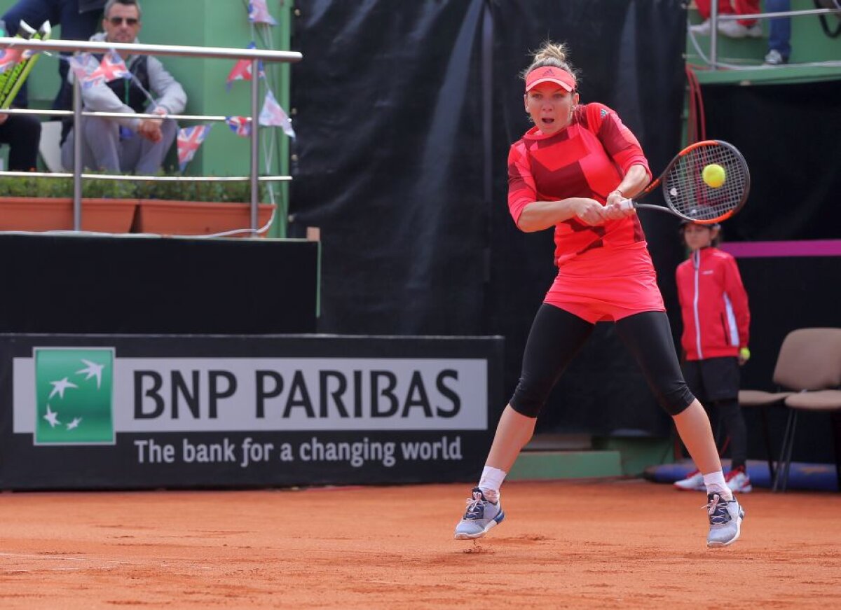 FOTO Simona Halep și Irina Begu le-au învins pe Johanna Konta și Heather Watson! România se menține în Grupa Mondială II » Ce s-a întâmplat în meciul de dublu