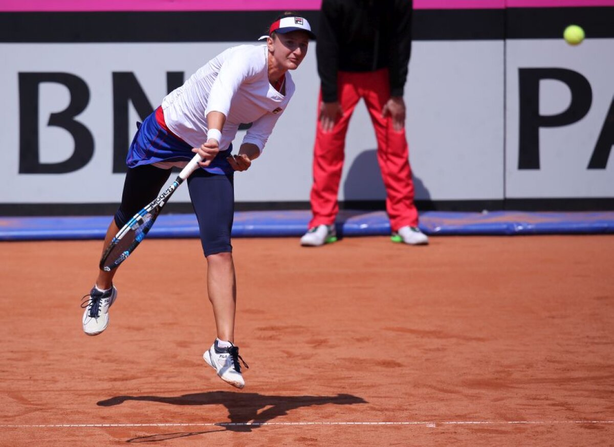 FOTO Simona Halep și Irina Begu le-au învins pe Johanna Konta și Heather Watson! România se menține în Grupa Mondială II » Ce s-a întâmplat în meciul de dublu