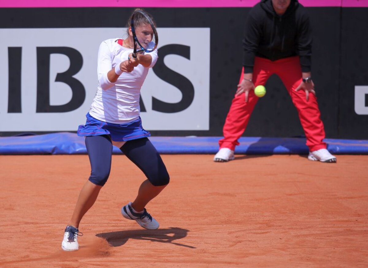 FOTO Simona Halep și Irina Begu le-au învins pe Johanna Konta și Heather Watson! România se menține în Grupa Mondială II » Ce s-a întâmplat în meciul de dublu