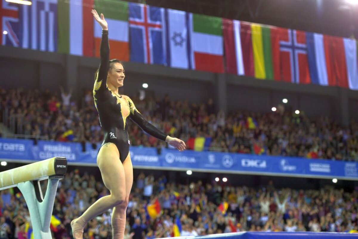 GALERIE FOTO Performanță ISTORICĂ pentru Cătălina Ponor! Aur la bârnă și record absolut în istoria acestui aparat » Bronz și pentru Larisa Iordache 