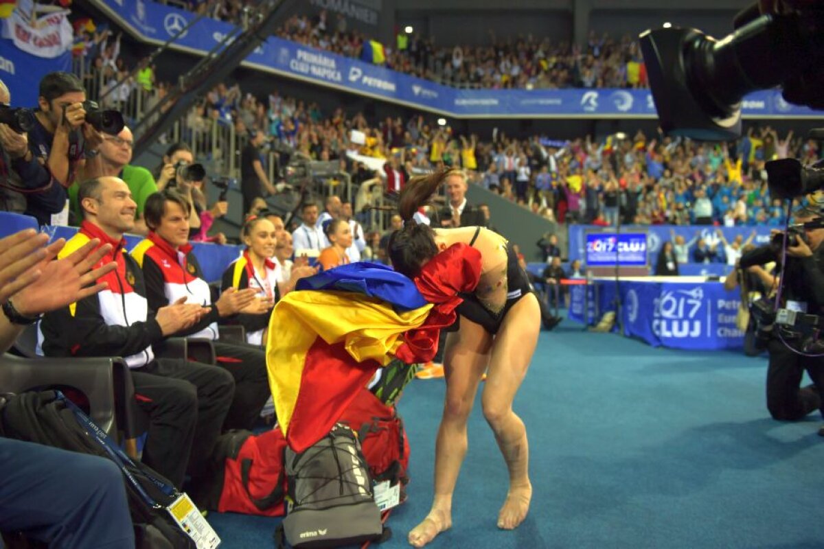 GALERIE FOTO Performanță ISTORICĂ pentru Cătălina Ponor! Aur la bârnă și record absolut în istoria acestui aparat » Bronz și pentru Larisa Iordache 