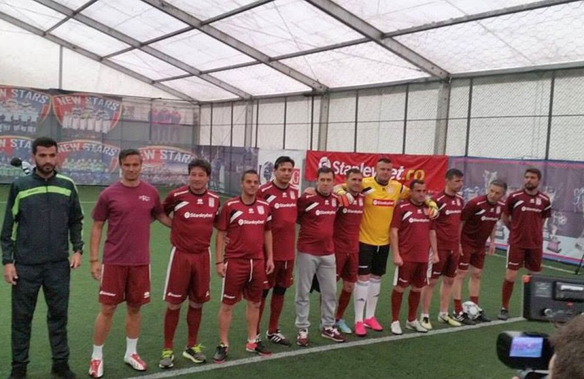 FOTO+VIDEO Spectacol ca în vremurile bune » Meci caritabil între echipele Rapid Old Boys și Steaua 2006