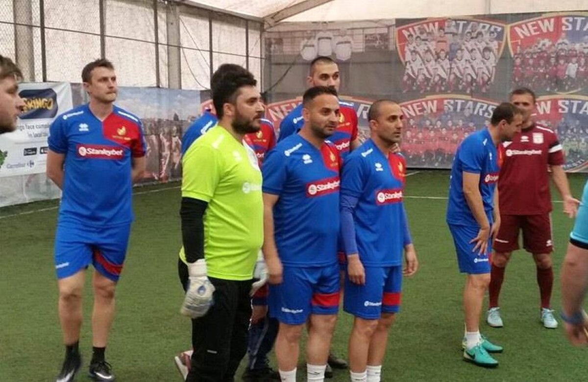 FOTO+VIDEO Spectacol ca în vremurile bune » Meci caritabil între echipele Rapid Old Boys și Steaua 2006