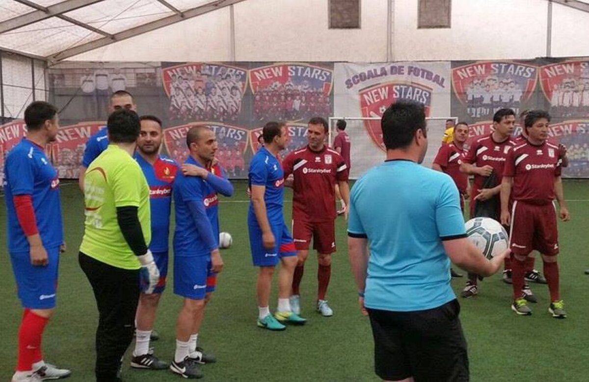 FOTO+VIDEO Spectacol ca în vremurile bune » Meci caritabil între echipele Rapid Old Boys și Steaua 2006