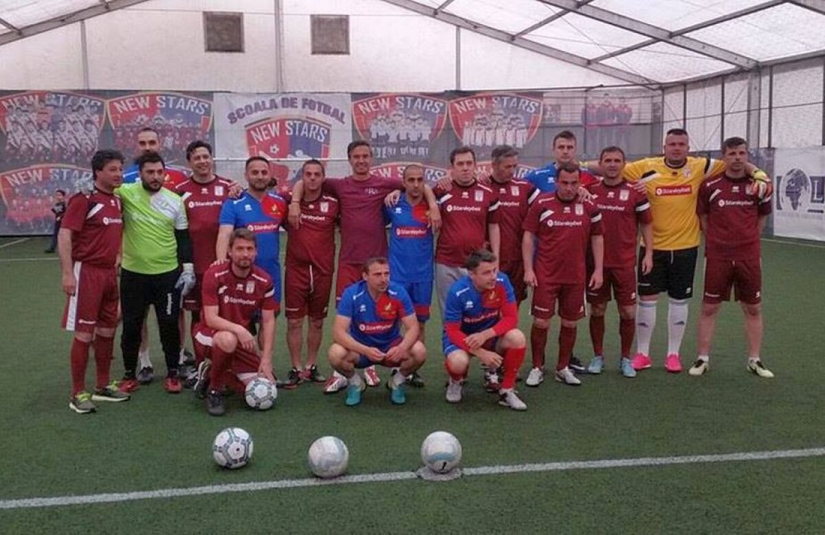 FOTO+VIDEO Spectacol ca în vremurile bune » Meci caritabil între echipele Rapid Old Boys și Steaua 2006