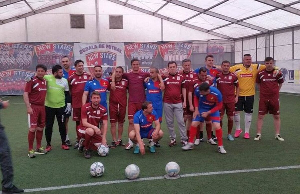 FOTO+VIDEO Spectacol ca în vremurile bune » Meci caritabil între echipele Rapid Old Boys și Steaua 2006