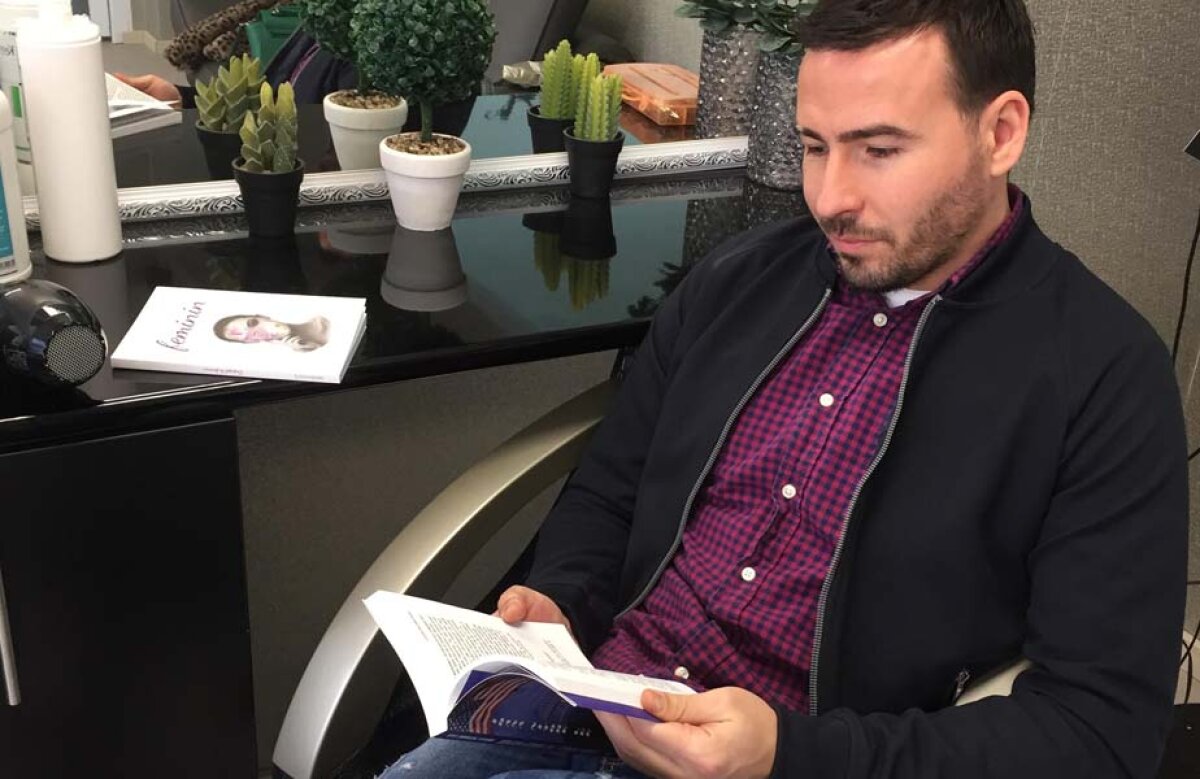 "Prințul" Cristea s-a lăsat de fotbal, dar s-a apucat de citit! E fascinat de o scriitoare! 