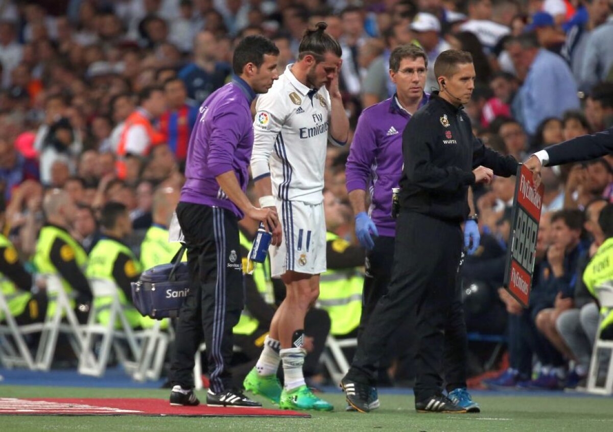 FOTO Ghinion teribil pentru Gareth Bale! Galezul a jucat mai puțin de o repriză contra Barcelonei